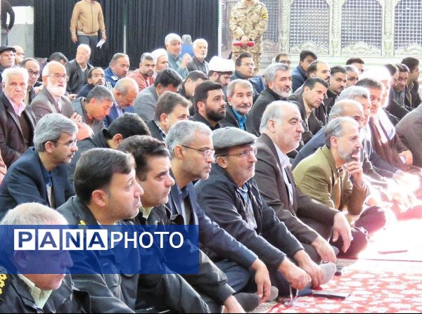 مراسم گرامیداشت حماسه ۹ دی روز بصیرت و میثاق امت با ولایت در شهرستان خلیل آباد