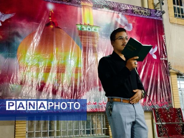حضور فرهنگیان کاشمر در مراسم عزاداری محرم