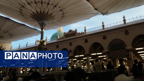 عطر آرامش در آستان پیامبر رحمت