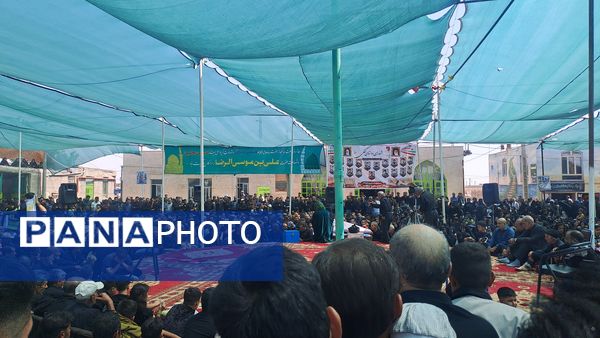 بزرگترین اجتماع حسنیون کشور همراه با تعزیه خوانی در روستای کفکی خراسان رضوی