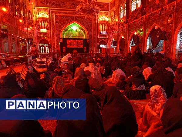 برگزاری مراسم شب ششم عزاداری امام حسین(ع) در تکیه ابوالفضلی نیشابور