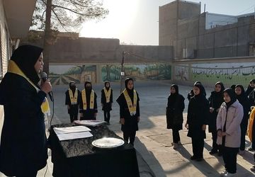  سوگواری ایام دهه فاطمیه در دبیرستان شهید محمد آسوده خلیل آباد