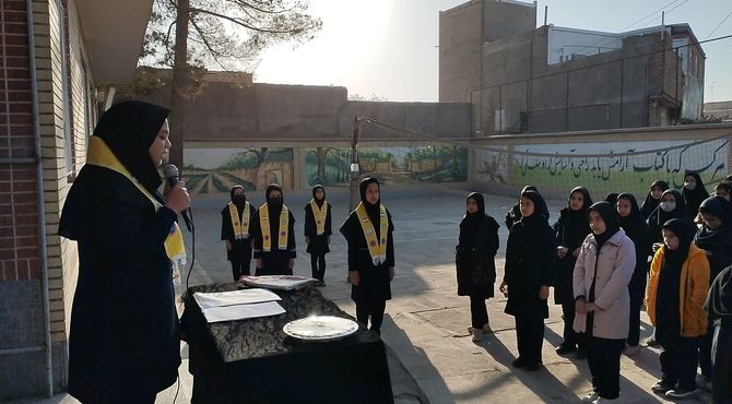  سوگواری ایام دهه فاطمیه در دبیرستان شهید محمد آسوده خلیل آباد