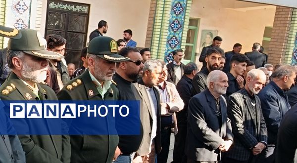 مراسم تشییع پیکر جانباز شهید علی فتح آبادی