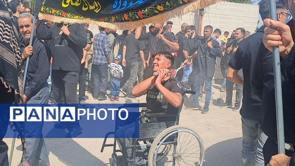 مراسم عزاداری و زنجیر زنی شهادت امام حسن مجتبی(ع) و رحلت پیامبر اکرم (ص) در  روستای کفکی خراسان رضوی
