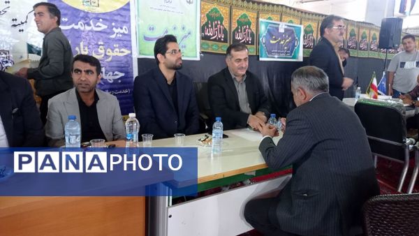 حضور چهره‌های قضایی کهگیلویه و بویراحمد در مصلی یاسوج 
