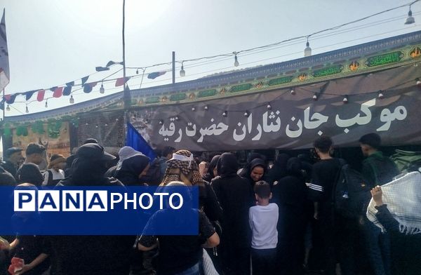 پیاده روی زائران وعاشقان امام علی بن موسی الرضا"ع"از مسیرباغچه تاتپه سلام