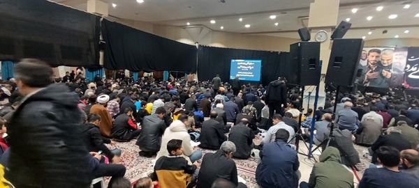 مراسم شب بیست سوم ماه رمضان در مصلی امام خمینی شهرستان بجنورد استان خراسان شمالی