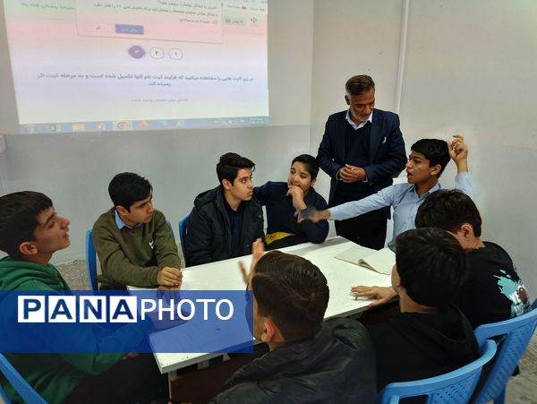 اولین جلسه شورای دانش‌آموزی دبیرستان پسرانه متوسطه اول سما شهرستان کاشمر