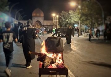 جاماندگان همگام با زائران کربلا شدند