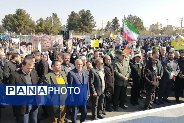 شکوه همبستگی مردم شهید پرور فشافویه در راهپیمایی ۲۲ بهمن