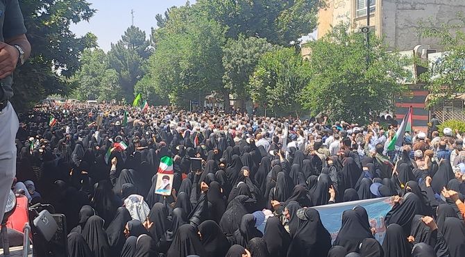 راهپیمایی بی نظیر در نیشابور