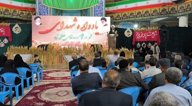 یاد شهدای منطقه لاران زنده ماند