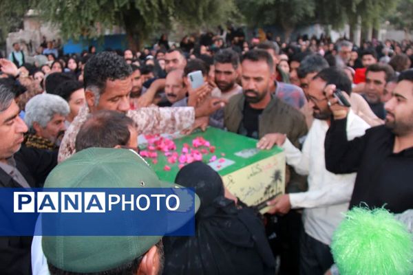 فاریاب در سوگ شهید گمنام