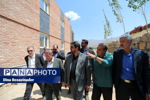 استاندار همدان از پروژه ۵۰ میلیارد تومانی گردشگری بازید کرد