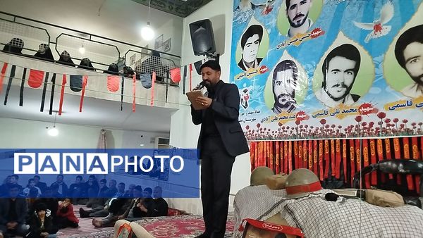 یادواره شهدا در روستای قاسمی نیشابور