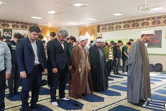 آغاز سال تحصیلی جدید با طنین" زنگ نماز "در دبیرستان نمونه دولتی حضرت  علی ابن ابیطالب (ع) شهرستان خلخال