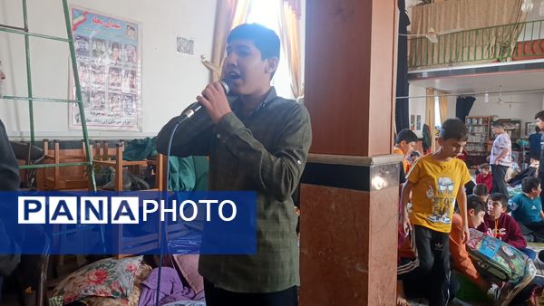 جلوه‌هایی از اعتکاف پسران آشخانه 