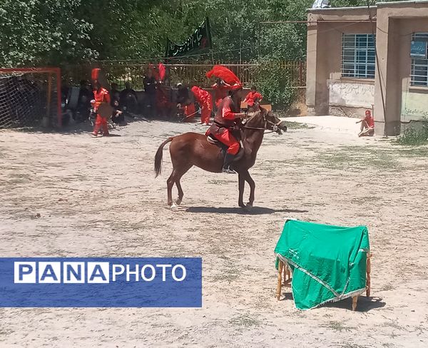 تعزیه خوانی واقعه عاشورا در روستای چکنه علیا خراسان رضوی 