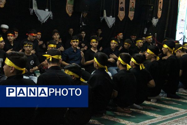 مراسم سوگواری احلی من العسل در شهرکرد
