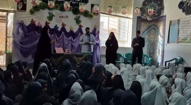 چهارشنبه امام‌رضایی در مدرسه علمدار باحضور مسئولین آموزش و پرورش در دبستان علمدار تفت