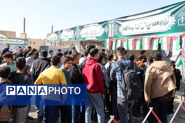 راهپیمایی روز دانش‌آموز در محمدشهر کرج 