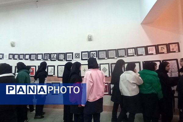 ژوژمان گرافیک در هنرستان اسوه رباط‌کریم