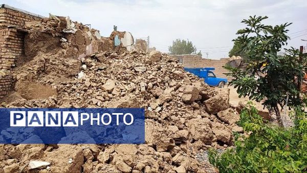 مغان روستایی  زلزله زده و غریب  بدون خبرنگار در کاشمر