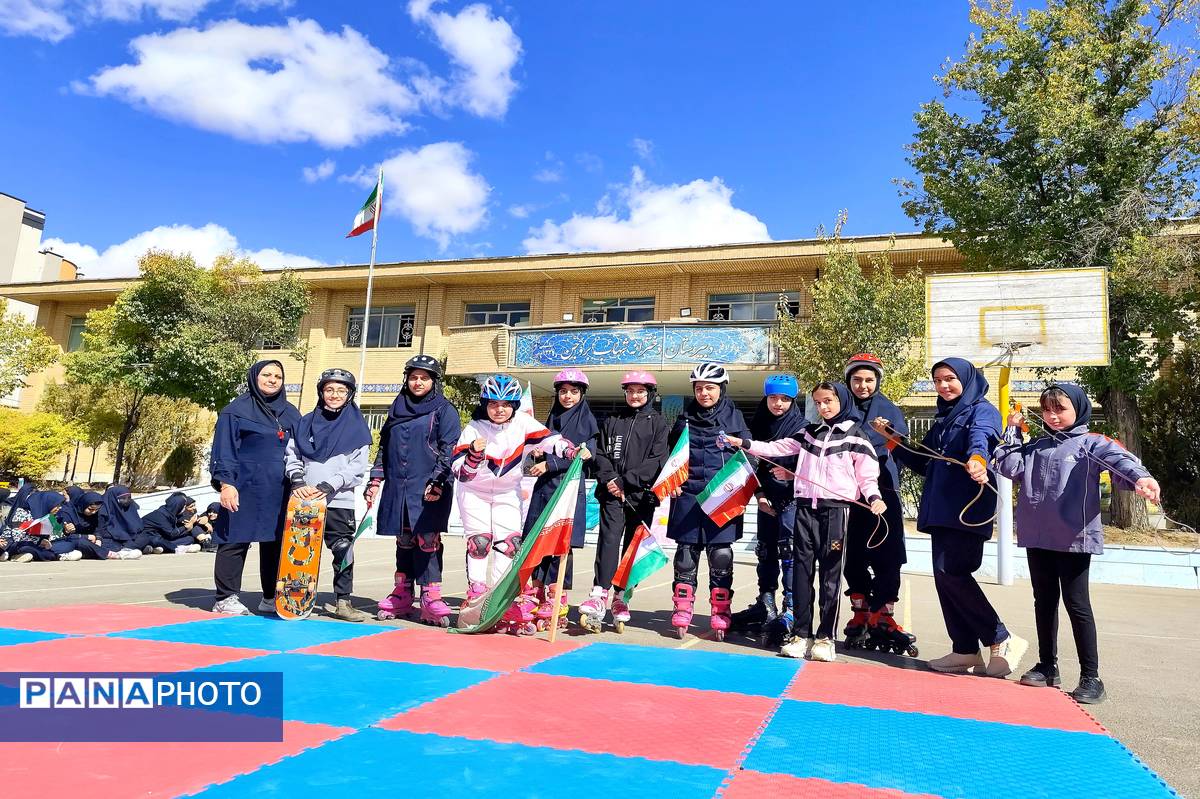 یک روز ورزشی در آموزشگاه شهاب 