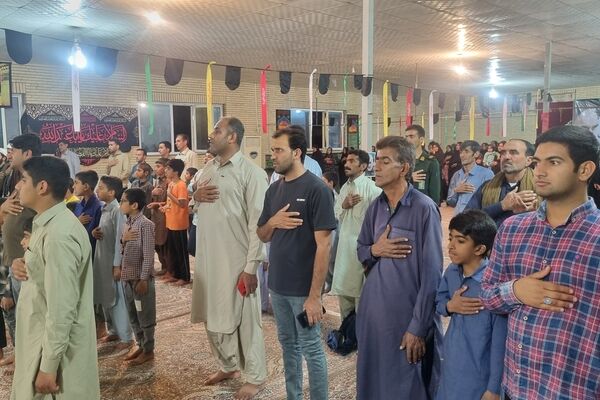 مراسم گرامیداشت شهید جهادگر حاج حمید حیدری در روستای مزرعه شهید بهشتی 