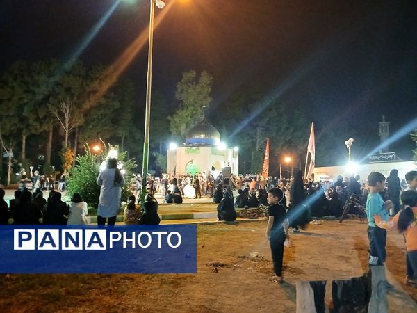 مراسم عزاداری شب عاشورا در پایگاه هوایی شهید دوران شیراز