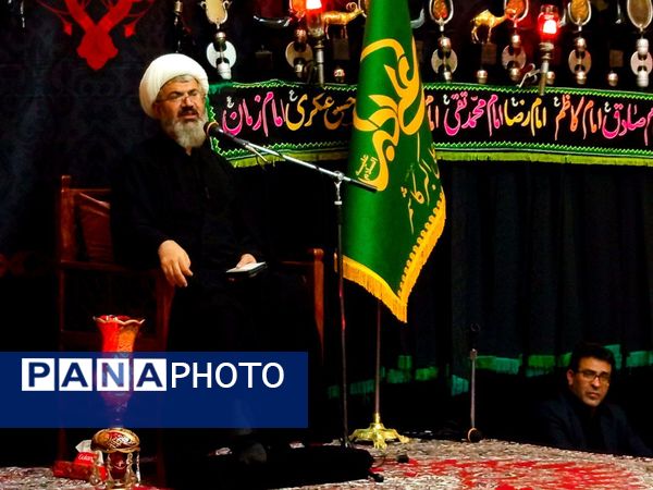 شب هفتم ماه محرم؛ تکیه علی اکبری کاشمر میزبان مسئولین این شهرستان