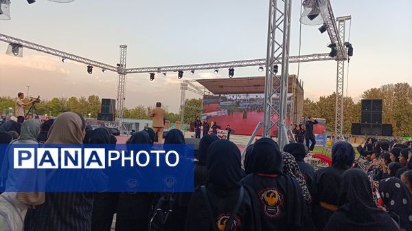 افتتاحیه جشنواره خانواده ورزش در بوستان ملت مشهد مقدس