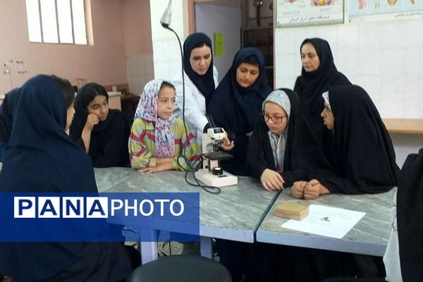 برگزاری کارگاه کار با میکروسکوپ در پژوهش‌سرای دانش‌آموزی بو‌علی سینای ملارد