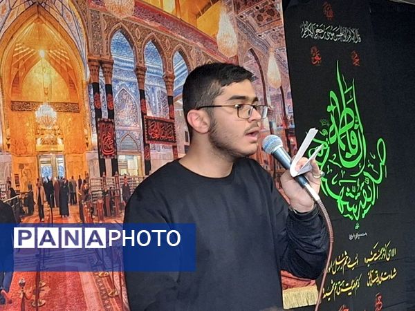 مراسم شهادت حضرت فاطمه (س) در دبیرستان شاهد مهدیان