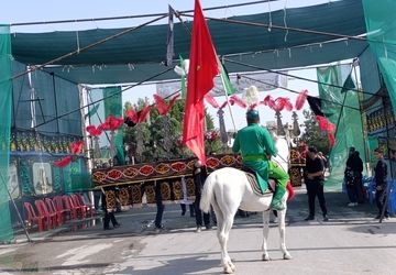 مراسم سوگواری عاشورای حسینی در شهر سفیددشت 