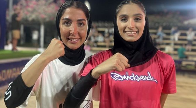 قهرمانی انواری و هژبر در فینال رقابت‌های بین‌المللی تنیس ساحلی‌ بانوان
