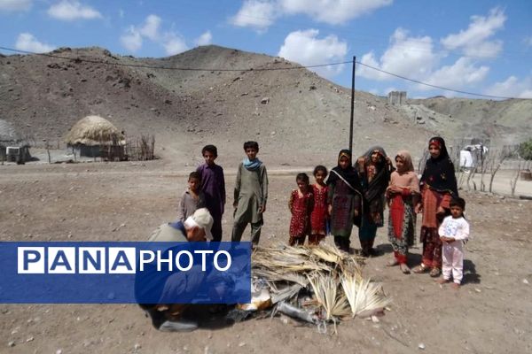 خدمت‌رسانی گروه جهادی ایثارگران بوشهر در بشاگرد