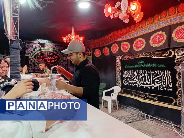 برپایی موکب پذیرایی در ایام محرم در شهرستان کاشمر