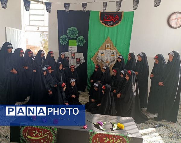 مراسم سوگواری شهادت حضرت فاطمه زهرا(س) در مدارس ابرکوه