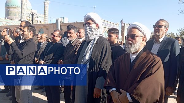 مراسم تشییع پیکر شهید گمنام  در شهرستان کاشمر 