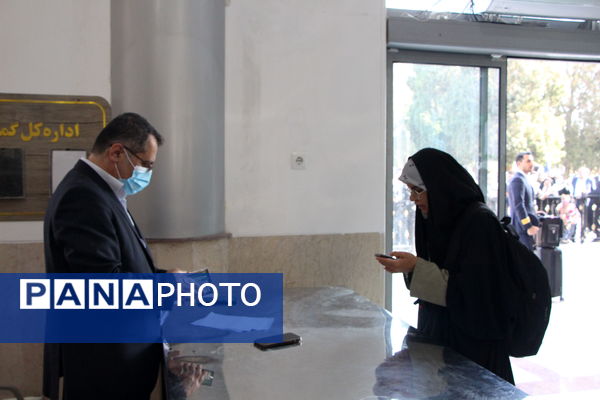 مراسم استقبال از کاروان دانش‌آموزی اعزام به حج عمره در یزد