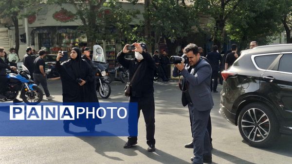 حضور پرشور فرهنگیان منطقه ۱۴ در مراسم تشییع پیکرهای شهدای جنگ ۱۲ روزه