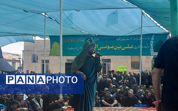 بزرگترین اجتماع حسنیون کشور همراه با تعزیه خوانی در روستای کفکی خراسان رضوی