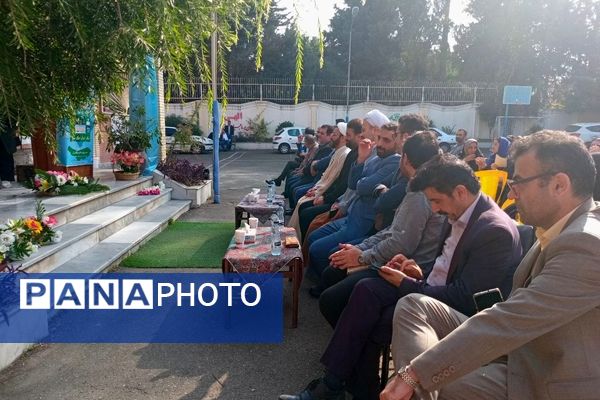 مانور بازگشایی مدارس در دبیرستان جمشیدنژاد شهرستان آمل 