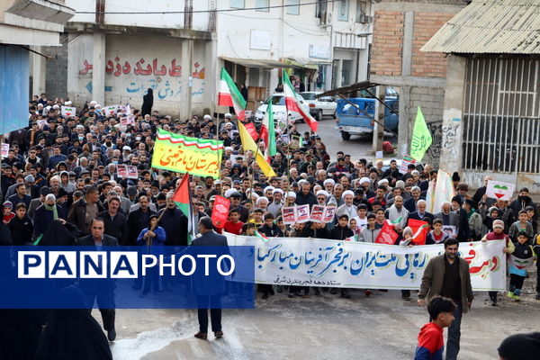 راهپیمایی ۲۲ بهمن بخش بندپی شرقی