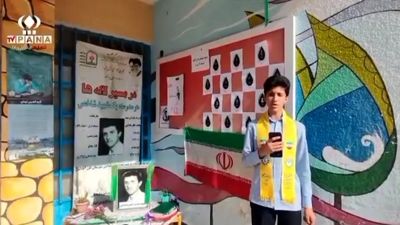 مراسم «لاله‌های روشن» در مدرسه شهید هدایتی برگزار شد