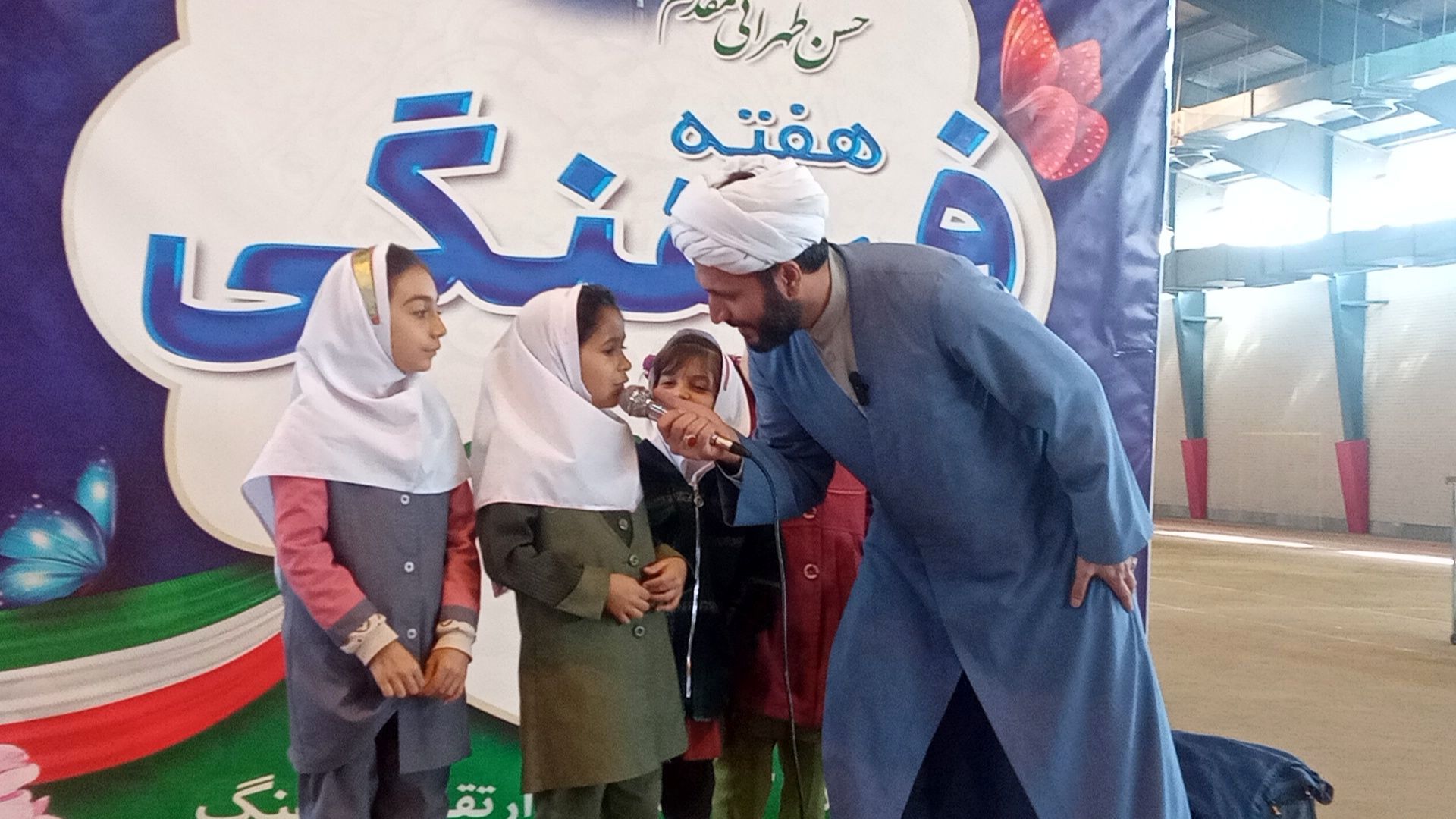 مراسم یادبود شهید حسن طهرانی‌مقدم در هفته فرهنگی در سالن دومیدانی برادران شهید مظفر ملارد