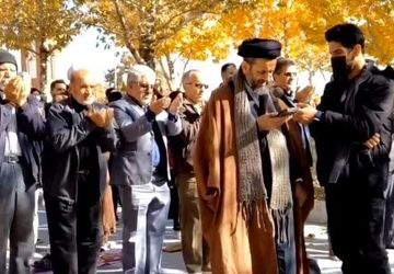 ندای نیاز؛ مردم شازند در مراسم نماز باران گرد هم آمدند