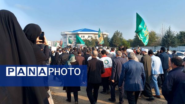 تشییع پیکر مطهر شهید گمنام با عطر فاطمیه